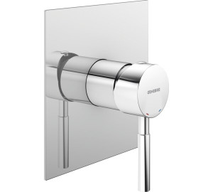 Built-in single lever shower mixer Chromed Tau